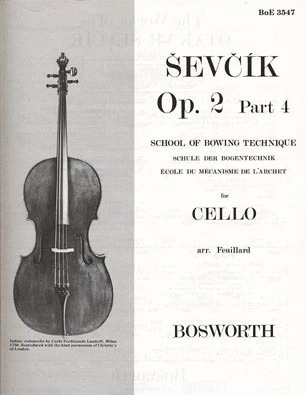 Sevcik, O.: Op.2 No.4 School of Bowing Technique (Cello)