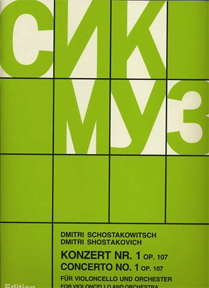 Shostakovich, Dmitri: Cello Concerto No.1 Op.107 (cello & piano)