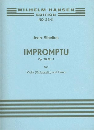 Sibelius, Jean: Impromptu Op.78 No.1 (cello & piano)