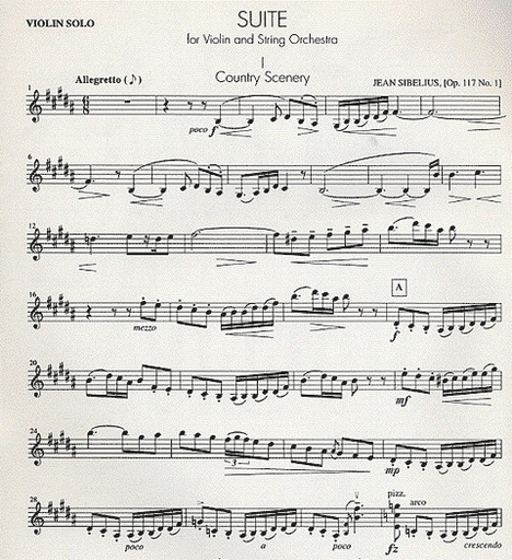 Sibelius: Suite, Op.117 (violin & orchestra) Fazer