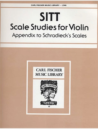 Sitt, Hans: Scale Studies for Violin