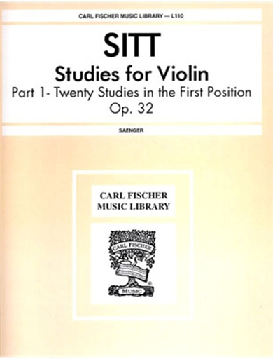 Sitt, Hans (Saenger): Studies for Violin Op.32 Bk.1