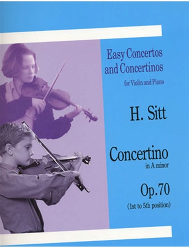 Sitt, Hans: Concertino Op.70 in the first 5 positions (violin & piano)