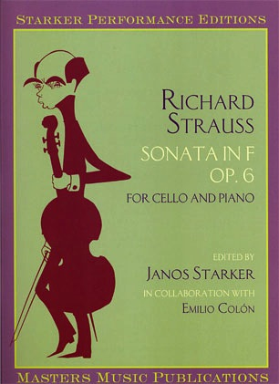 Strauss, R. (Starker): Sonata in F, Op.6 (cello & piano) Masters Music