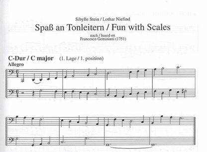 Stein/Niefind: Fun With Scales for Young Cellists