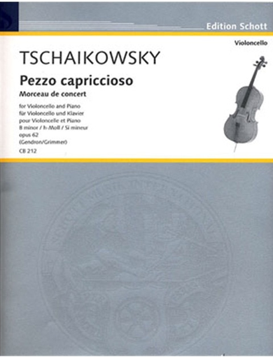 Tchaikovsky, P.I. (Gendron): Pezzo Capriccioso, Op.62 (cello & piano)