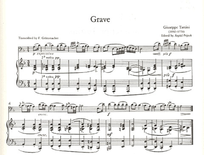 Tartini, Giuseppe: Grave (cello & piano)
