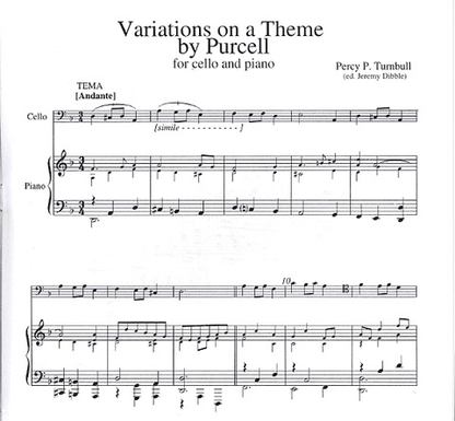 Turnbull: Variations on a Theme of Purcell (cello & piano)