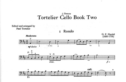 Tortelier, Paul: Cello Book Two-first position pieces for cello (cello & piano)