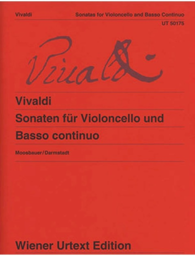 Vivaldi, A.: 9 Sonatas-Vienna Urtext (cello & piano)