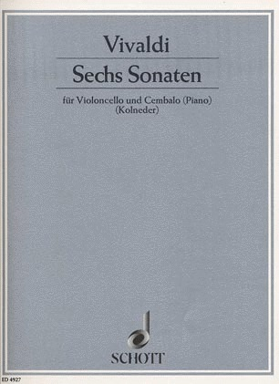 Vivaldi, A.: 6 Sonatas (cello & piano)