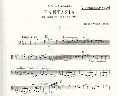 Villa-Lobos: Fantasia (cello & piano)