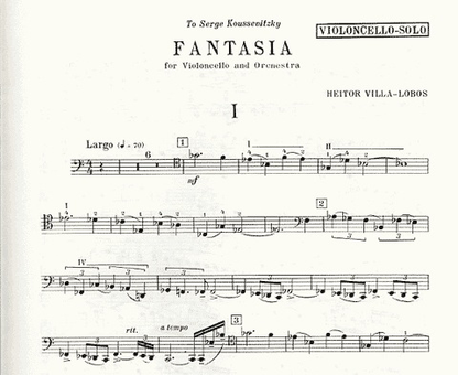 Villa-Lobos: Fantasia (cello & piano)
