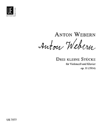 Webern, A.: 3 Little Pieces, Op.11 (cello and piano)
