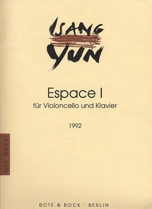 Yung, Isang Espace 1 (cello & piano)