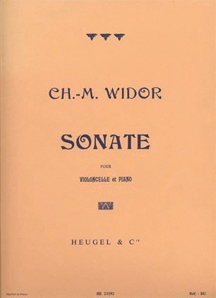 Widor, Charles Marie: Sonate (cello & piano)