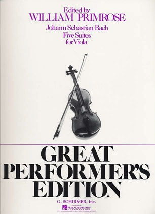 Bach, J.S. (Primrose): Five Suites for Viola
