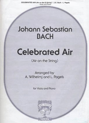 Bach, J.S.: Celebrated Air (viola & piano)