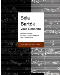 Bartok, B. (Dellamaggiore): Viola Concerto-posth. Revised (Viola & Piano)