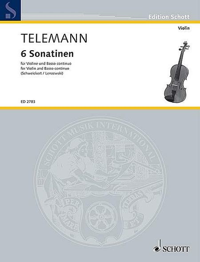 Telemann, G.P.: 12 Sonatas Op.2 Vol.1 (violin & piano)
