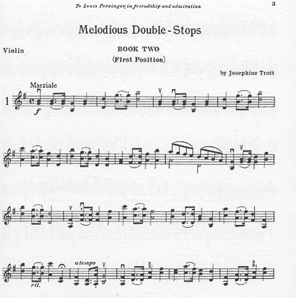 Trott, Josephine: Melodious Double Stops Bk.2 (violin)