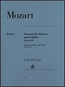 Mozart, W.A. (Seiffert, ed.): Sonatas, Vol.3, urtext (violin and piano)