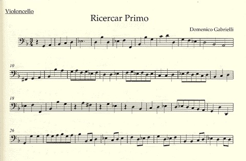 Gabrielli, Domenico: The Complete Works for Violoncello (Cello Solo, Cello & piano) Barenreiter