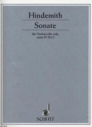 Hindemith: Sonata Op.25 No.3 (cello solo)