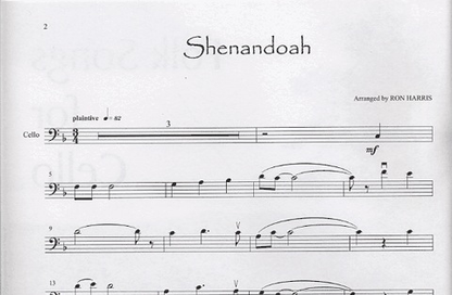 Harris, Ron: Folk Songs for Cello (cello & piano)