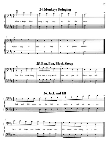 Starr, William: I Know a Fox With Dirty Socks (cello) 77 very, easy, very little songs for beginners