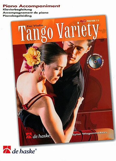 Wagenmakers, Sytse: Tango Variety for Violin (piano accompaniment to Violin part)