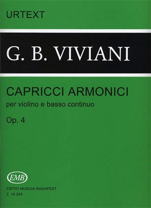Viviani, G.B.: Capricci Armonici Op.4 (violin, Cello, Piano)