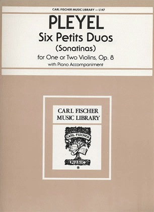 Pleyel, I.: Six Petits Duos for One or Two Violins Op.8 (2 violins & piano)