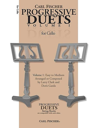 Clark, Larry & Doris Gazda: Progressive Duets, Vol.1 Easy to Medium (2 cellos)