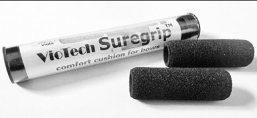 VioTech Suregrip comfort cushion for violin & viola bows (tube of 2)