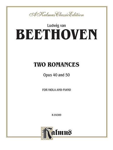 Beethoven, L.van: Two Romances Op.40 &50 (viola & piano)