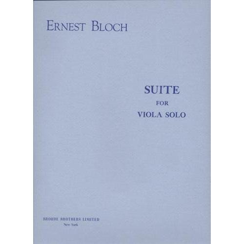 Bloch, Ernest: Suite for Viola Solo (viola solo)