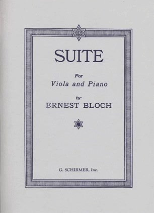 Bloch, Ernest: Suite 1919 (Viola & Piano)