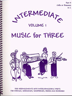 Kelley, Daniel: Music for Three Intermediate Vol.1 (cello)