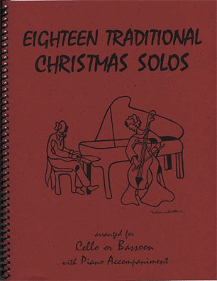 Kelley, Daniel: Eighteen Traditional Christmas Solos (cello & piano)