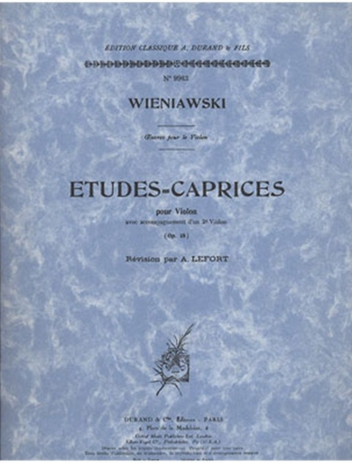 Wieniawski: Etudes-Caprices, Op.18 (two violins)