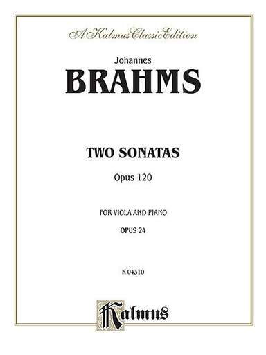 Brahms, J.: 2 Sonatas, Op. 120 (viola and piano)
