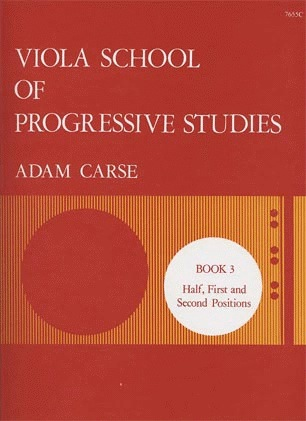 Carse: Viola School of Progressive Studies Bk.3 (viola)