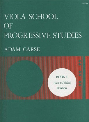 Carse: Viola School of Progressive Studies Bk.4 (viola)