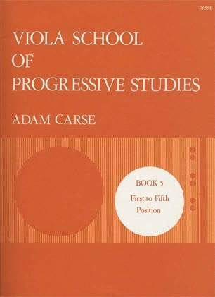 Carse: Viola School of Progressive Studies Bk.5 (viola)