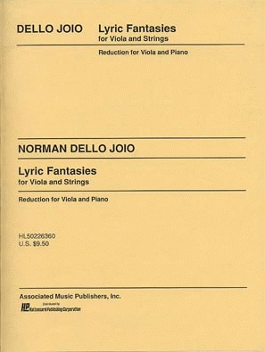 Dello Joio, Norman: Lyric Fantasies (Viola & Piano)