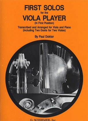 Doktor, Paul: First Solos for the Viola Player (viola & piano)