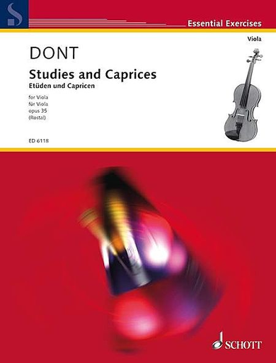 Dont, j (Rostal): Etudes Op.35 (viola)