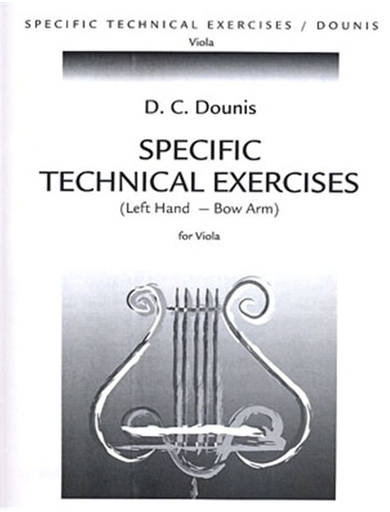 Dounis: Specific Technical Exercises, Left Hand-Bow Arm for Viola