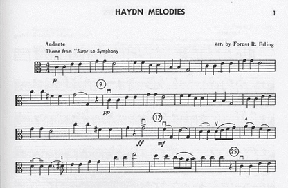 Etling, F.R.: Solo Time for Strings, Book 3 (viola)
